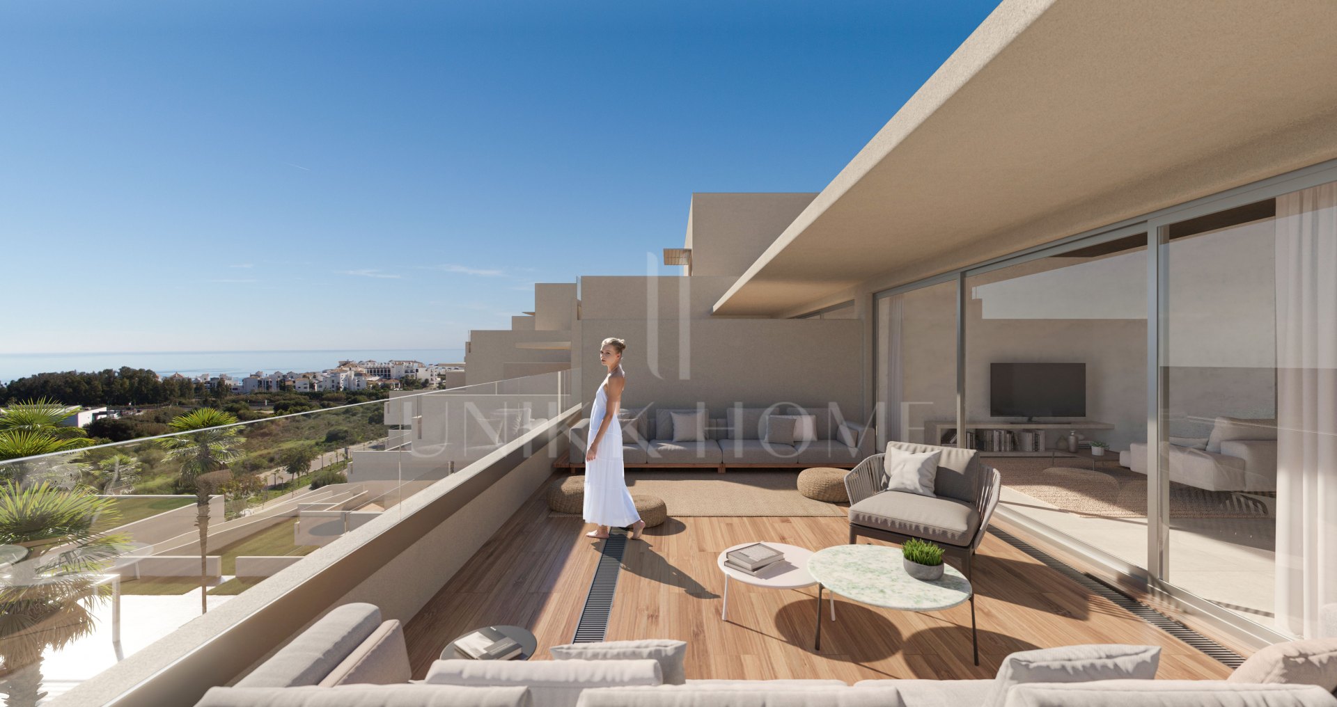 BRAND NEW PENTHOUSE WITH SEA VIEWS AND HUGE SOLARIUM