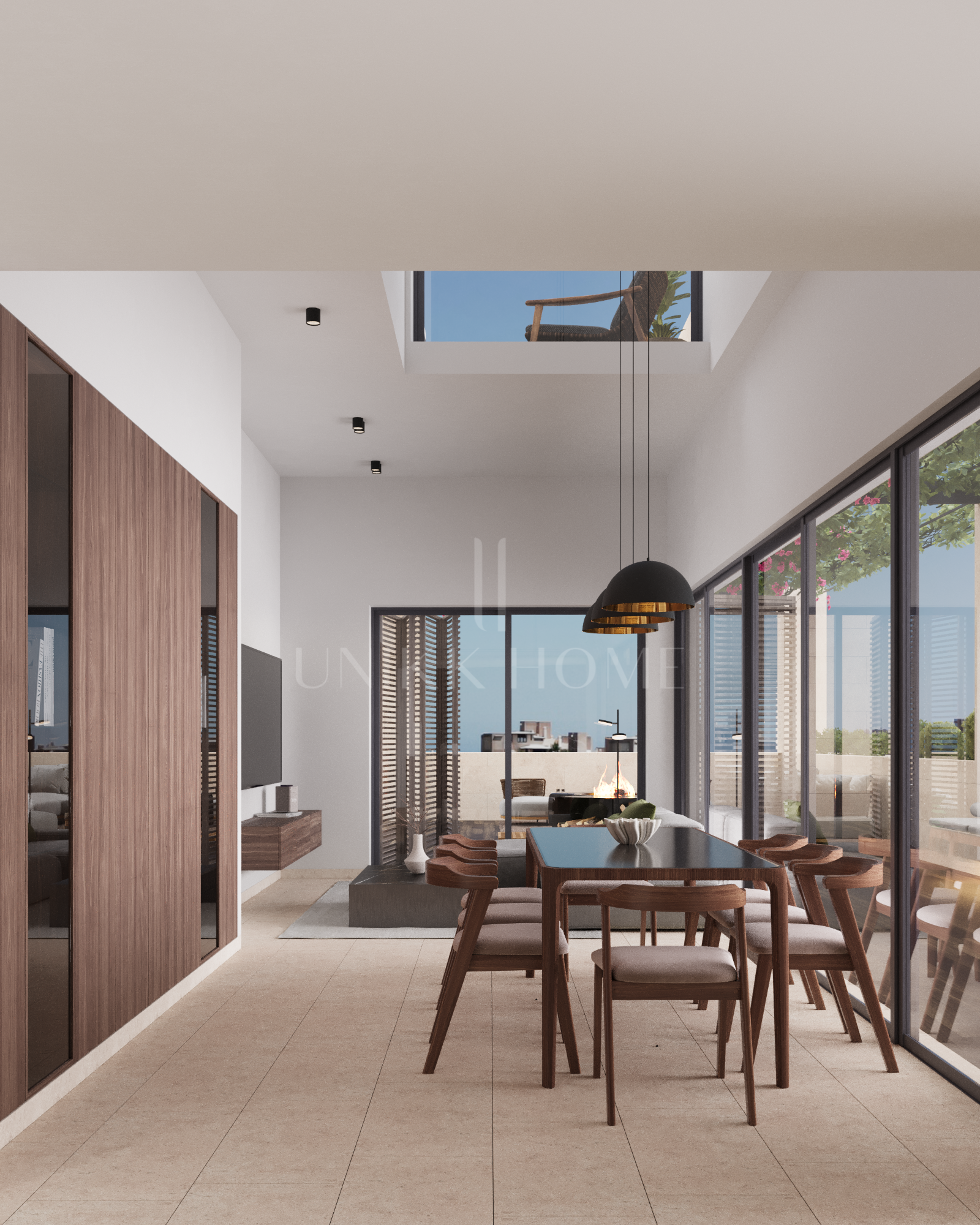 DUPLEX PENTHOUSE WITH SOLARIUM IN OFF PLAN COMPLEX CLOSE TO THE SEA