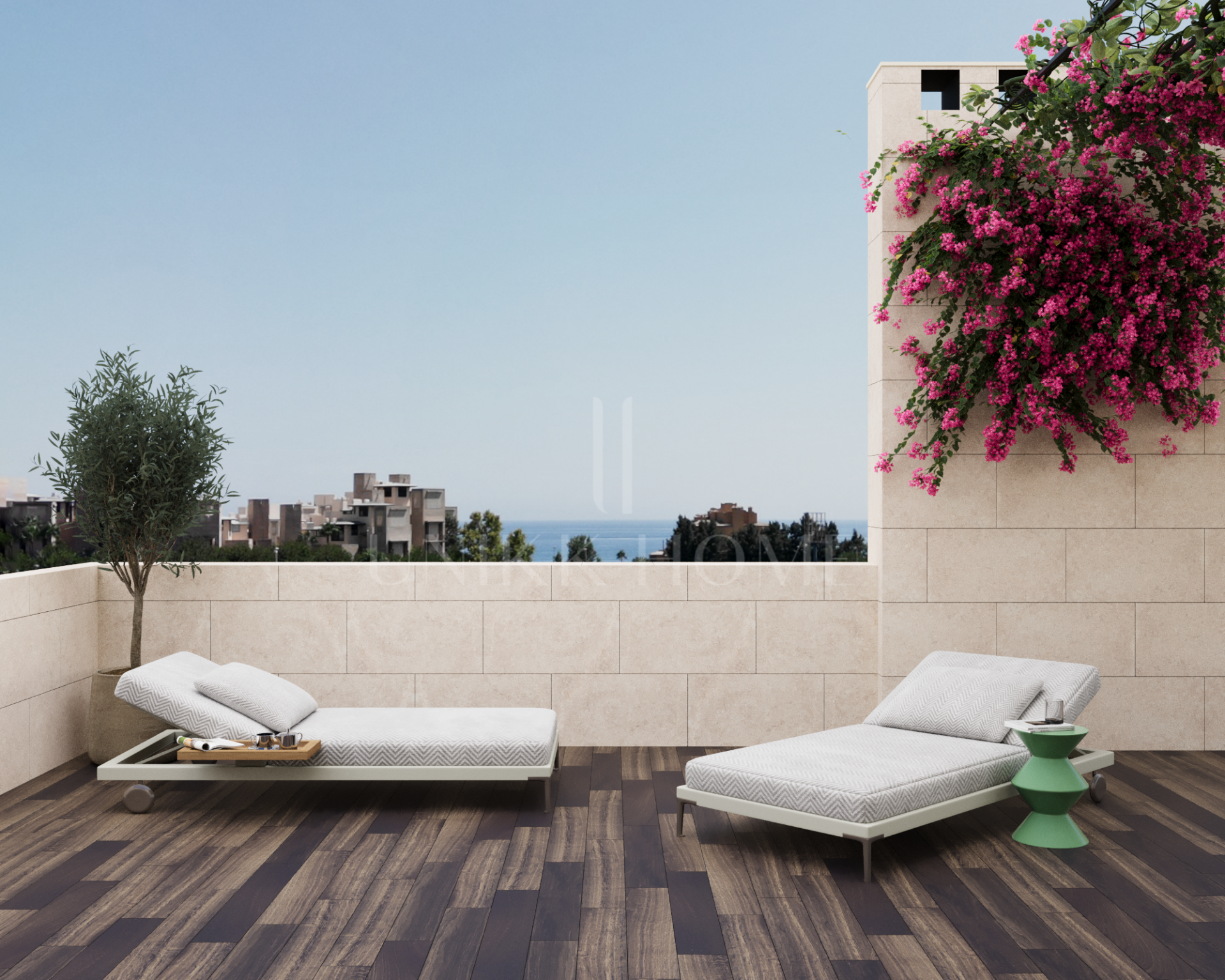 ÁTICO DÚPLEX CON SOLARIUM EN COMPLEJO EN CONSTRUCCIÓN CERCA DEL MAR