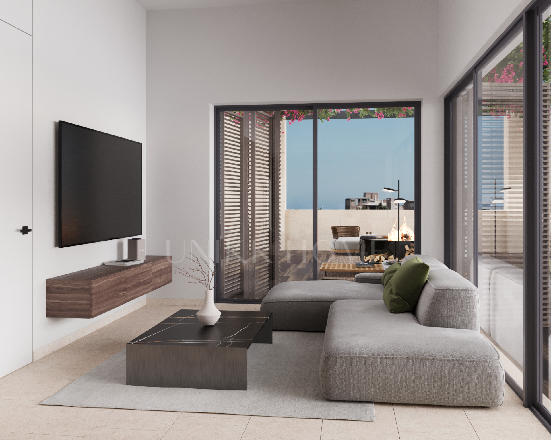 DUPLEX PENTHOUSE WITH SOLARIUM IN OFF PLAN COMPLEX CLOSE TO THE SEA