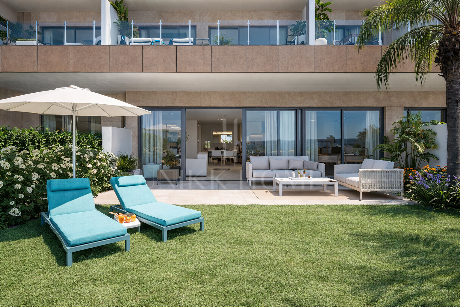 APARTAMENTO DE 3 HABITACIONES CON JARDÍN - NUEVA MILLA DE ORO