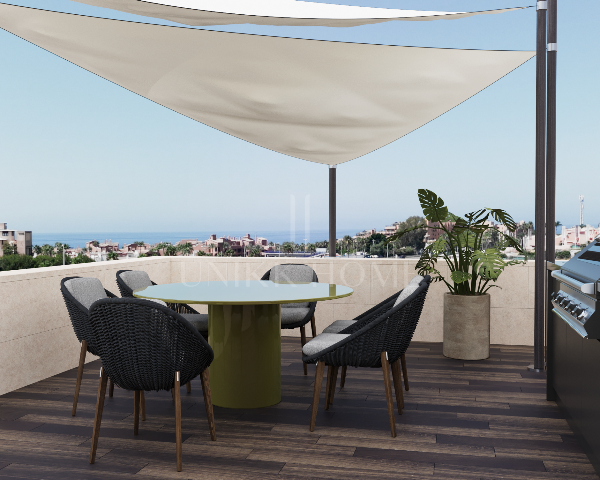 OFF PLAN PENTHOUSE WITH SOLARIUM CLOSE TO THE KEMPINSKI BEACH