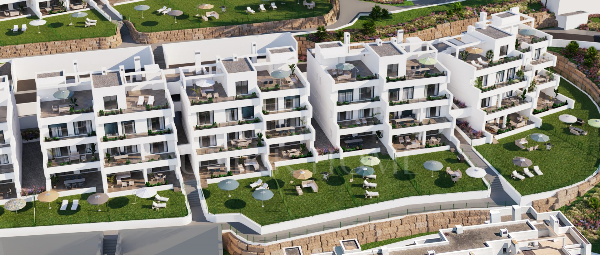 Apartamento con jardín en Estepona Golf