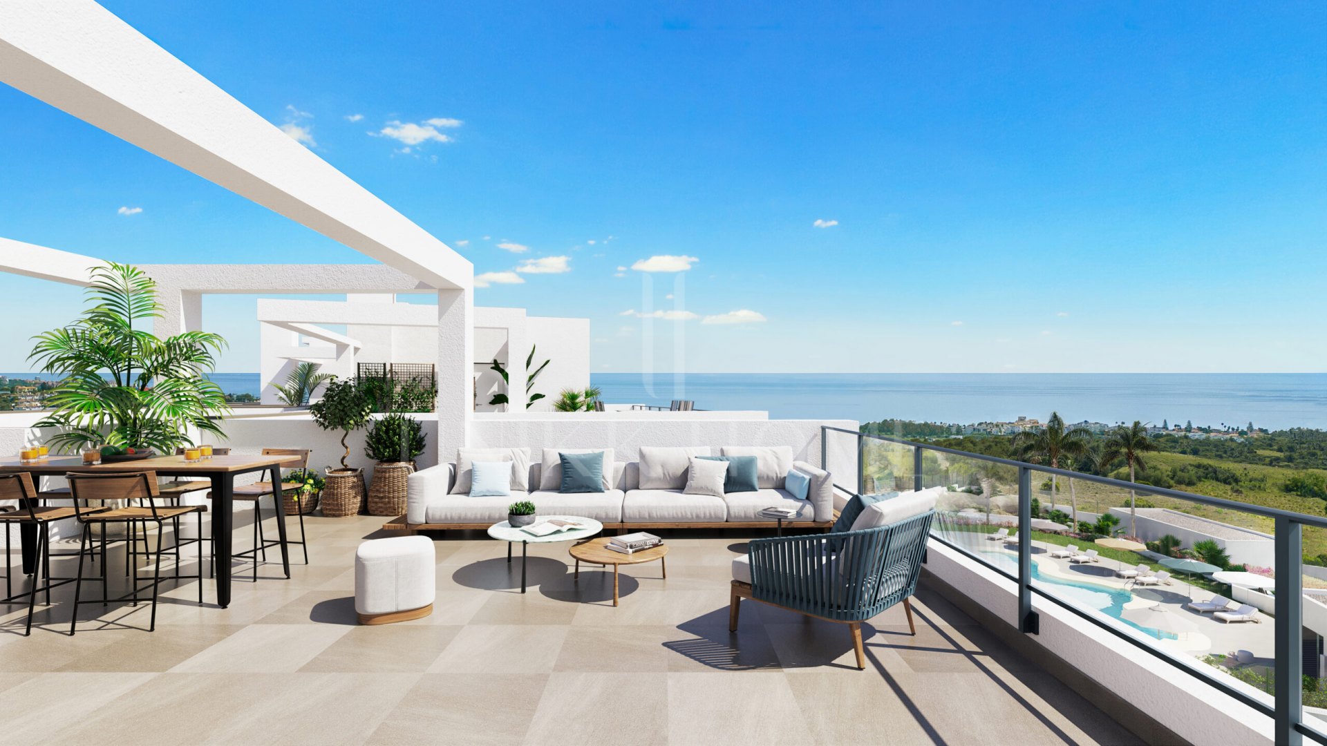 BRAND NEW PENTHOUSE WITH SEA VIEWS - ESTEPONA GOLF