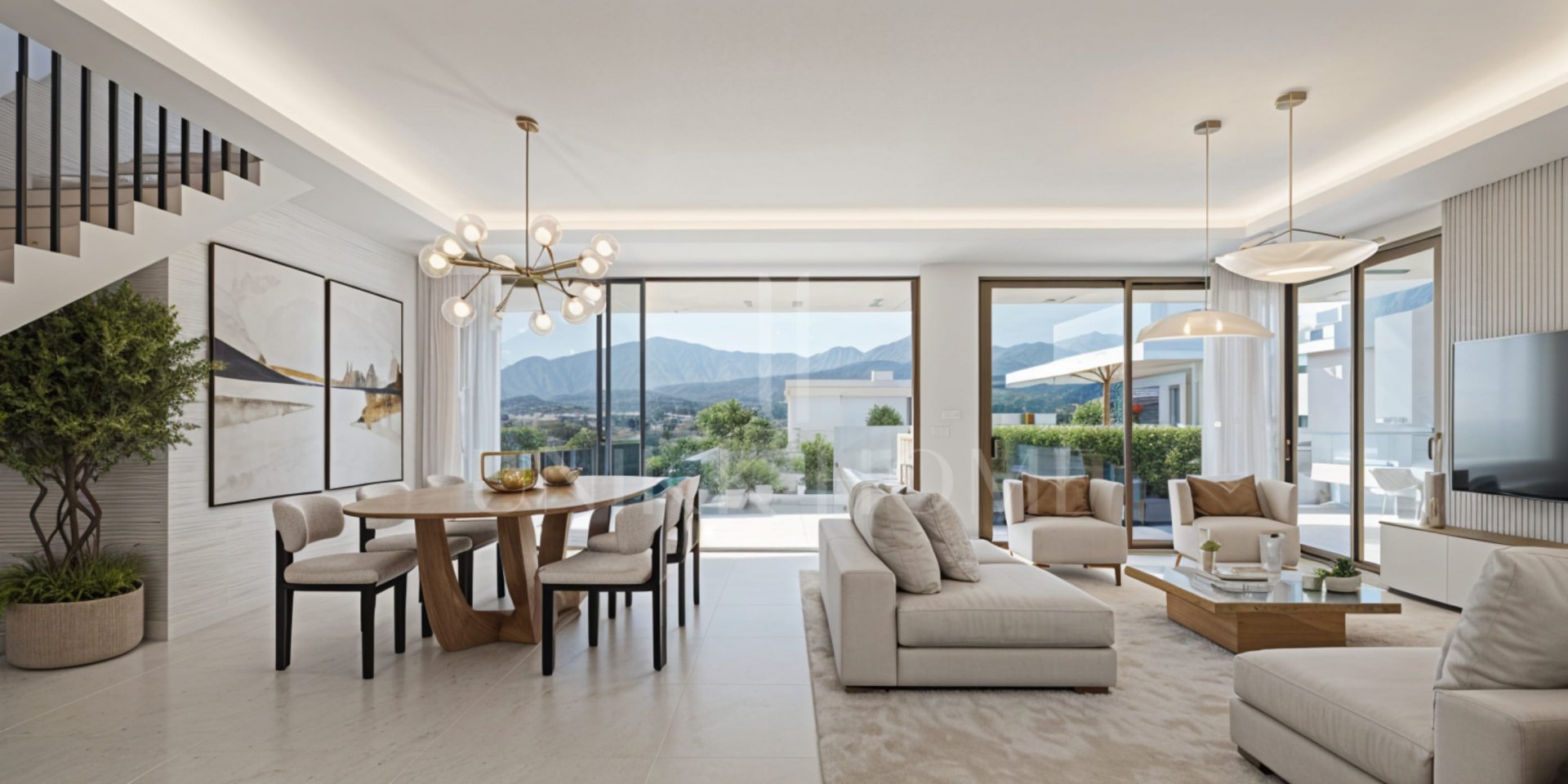 BRAND NEW APARTMENT WITH LAKE VIEWS ON THE NEW GOLDEN MILE - BEL AIR ESTEPONA