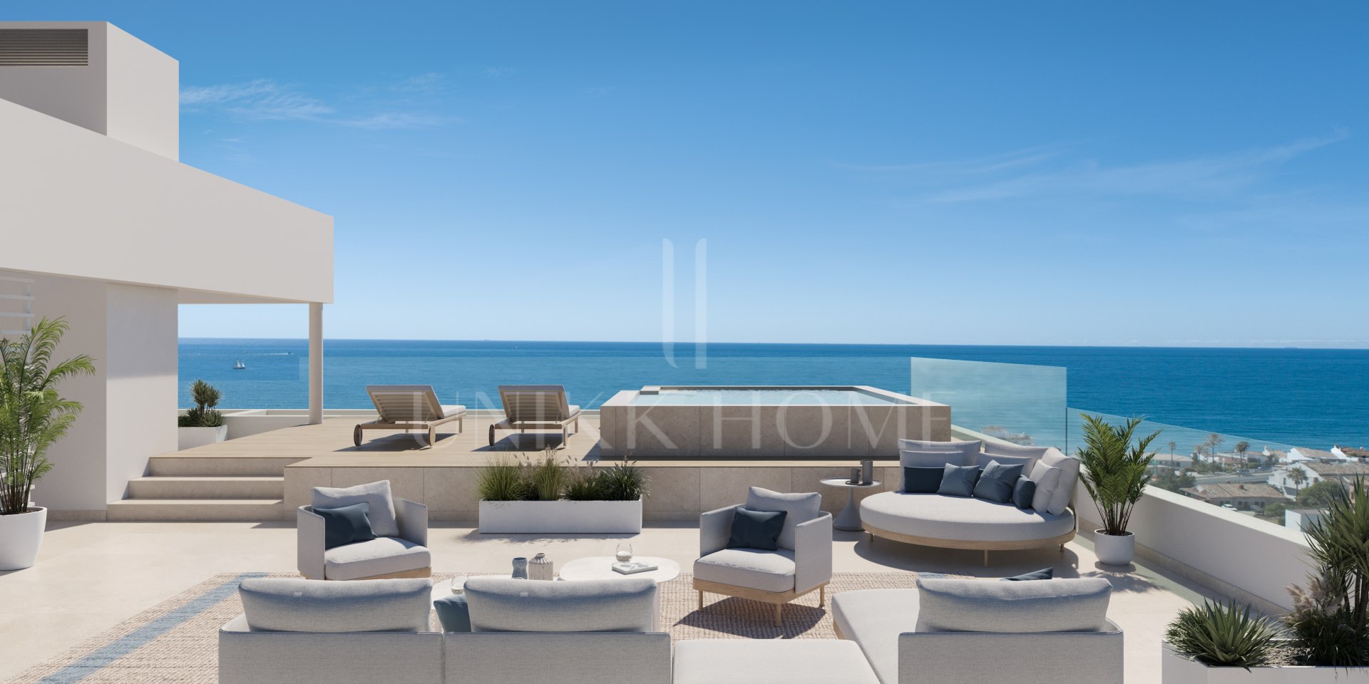 4 BEDROOM PENTHOUSE IN NEW COMPLEX WITH SEA VIEWS, WALKING DISTANCE TO THE BEACH