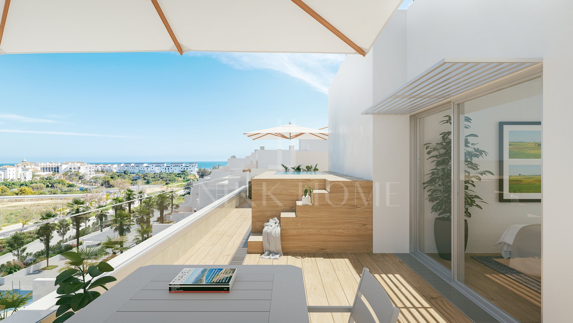 BRAND NEW PENTHOUSE WITH SEA VIEWS AND HUGE SOLARIUM