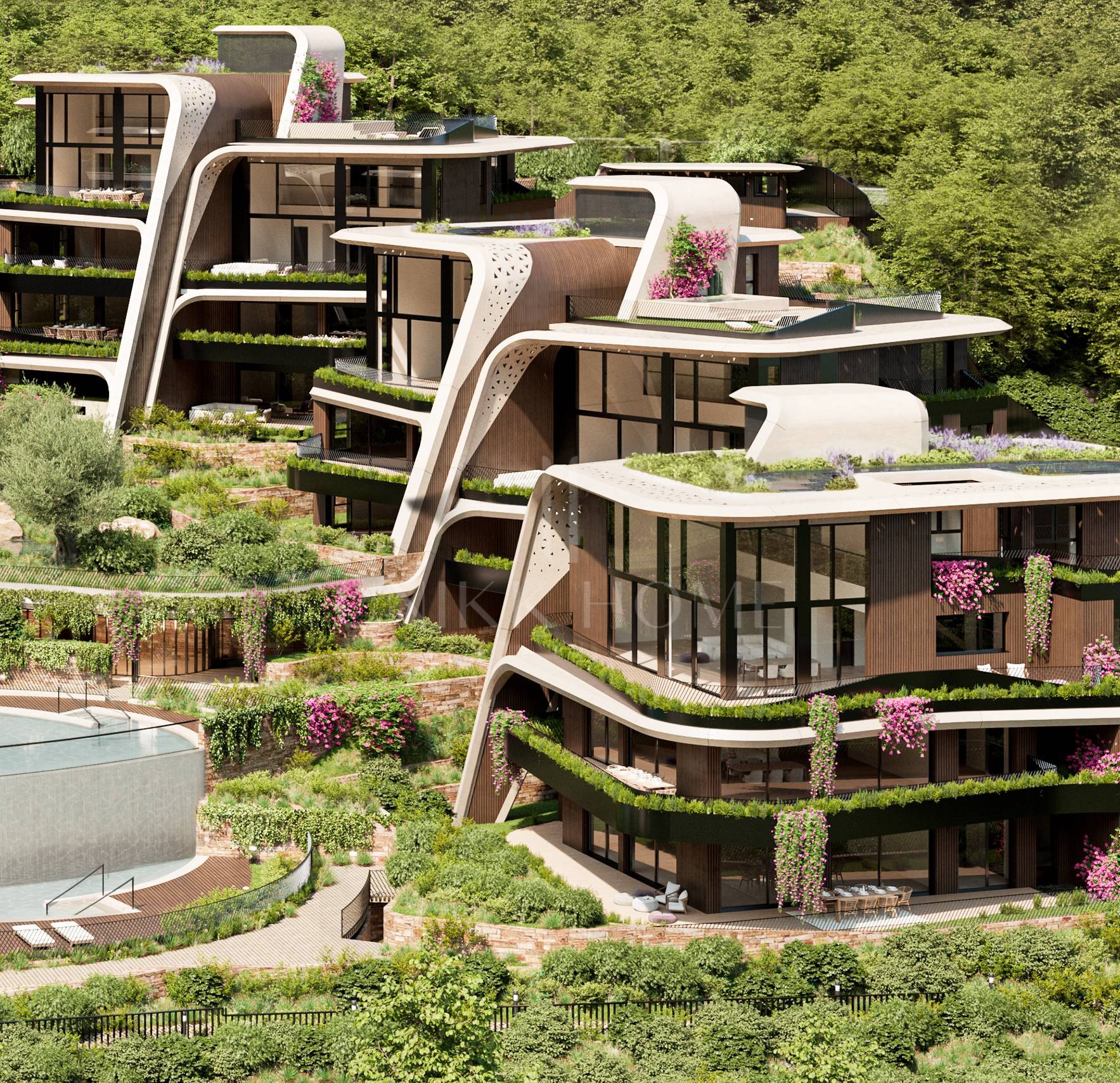 APARTAMENTO DE 4 DORMITORIOS CON JARDIN EN PROMOCIÓN VANGUARDISTA EN SOTOGRANDE