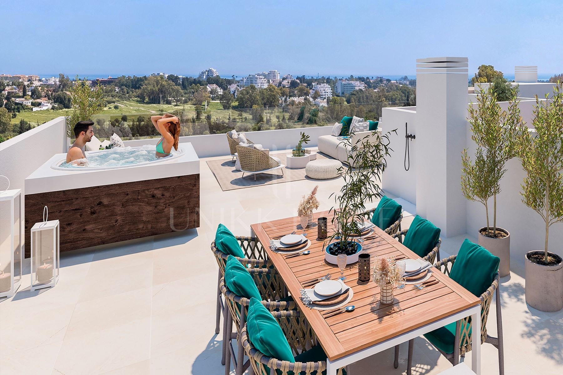 Modernos apartamentos y áticos en venta en Atalaya Estepon