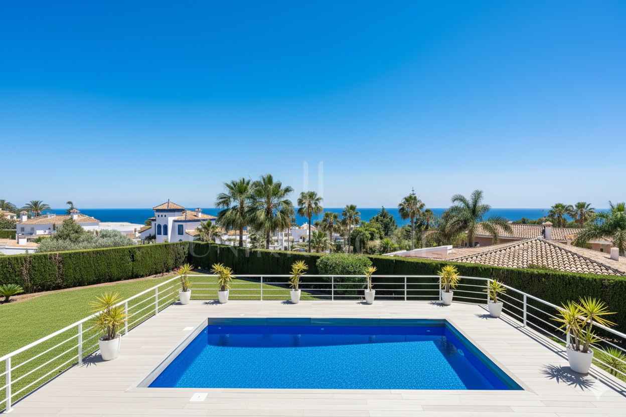 Fantastic Villa with Breathtaking Sea Views walking Distance to the Beach - Estepona West