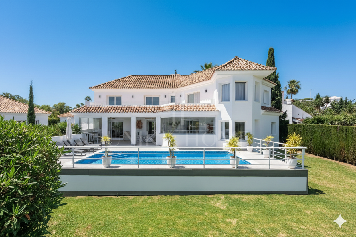 Fantastic Villa with Breathtaking Sea Views walking Distance to the Beach - Estepona West