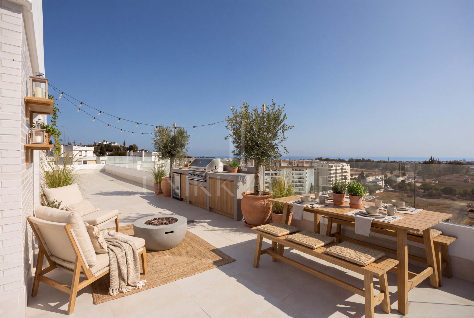 Nuevo ático, construido en 2026 y vendido sin muebles en el corazón de La Campana