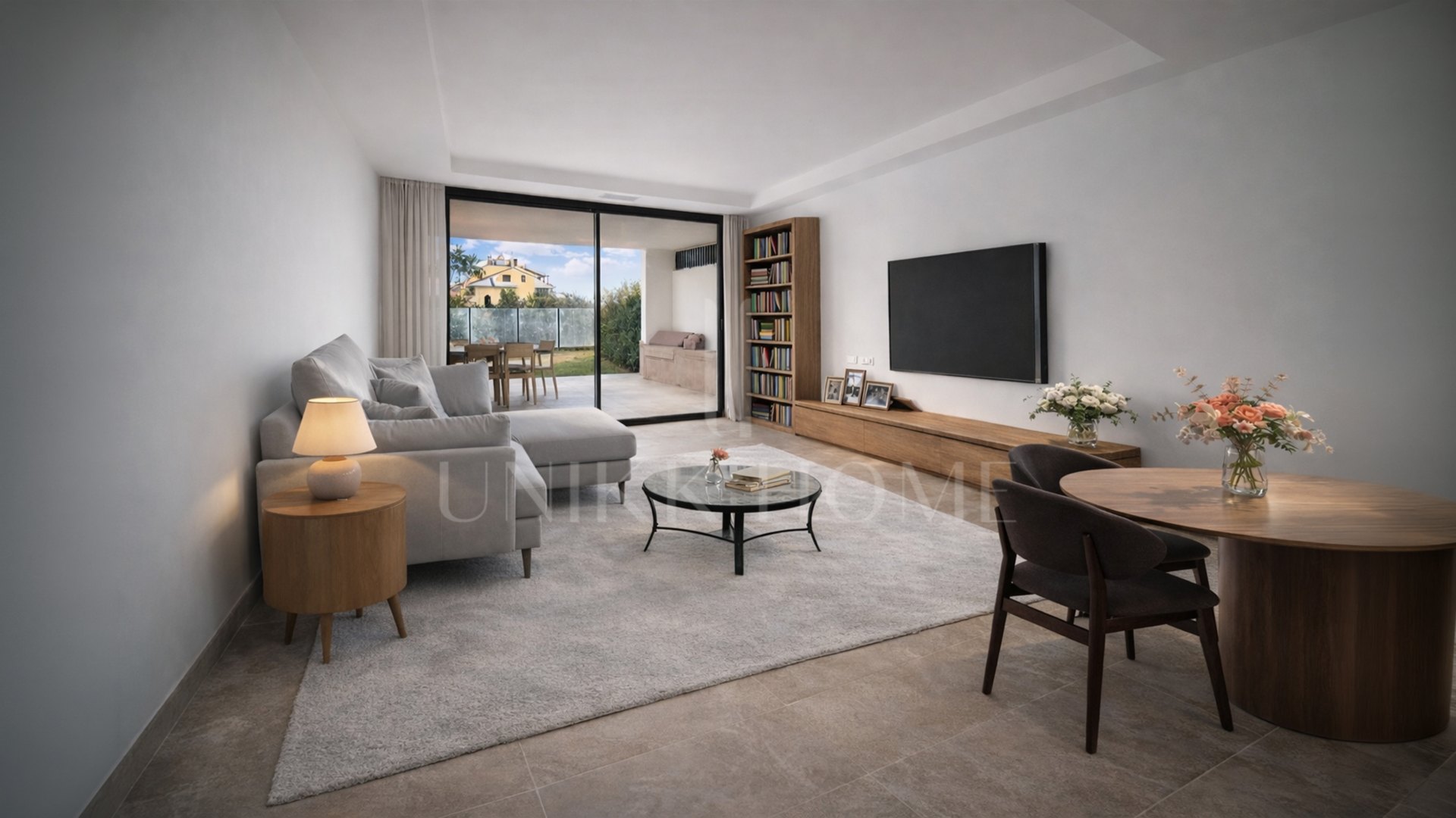 Contemporary Corner Ground Floor Apartment in Cancelada, Estepona East