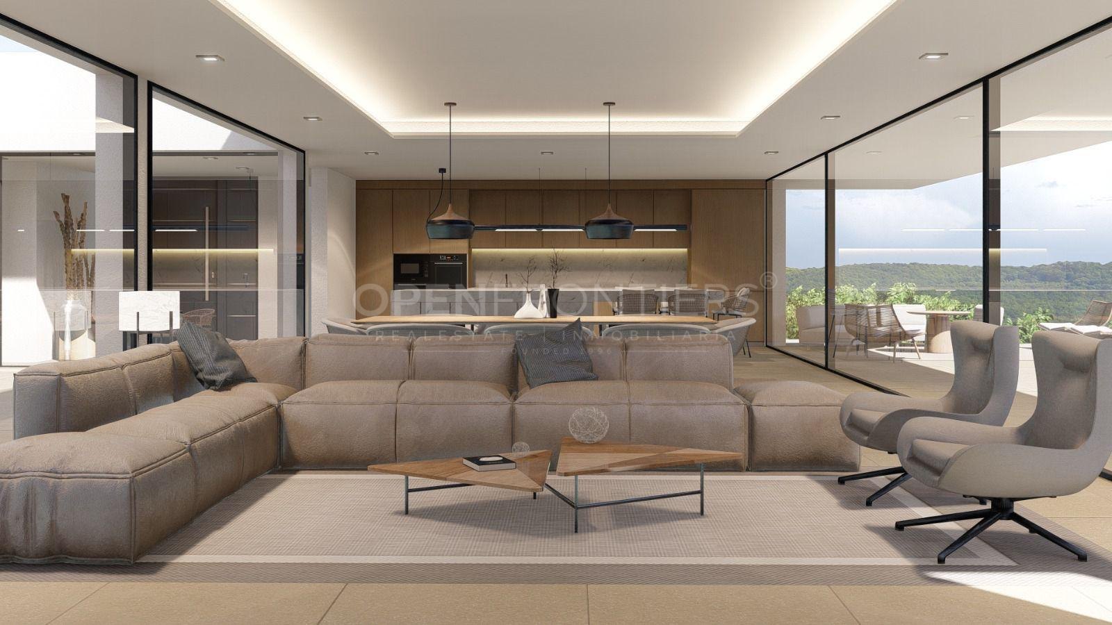 Villa moderne à Sotogrande avec structure achevée et design premium
