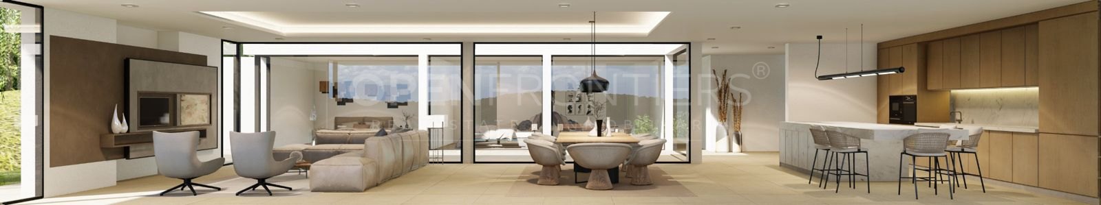 Modern villa in Sotogrande with completed structure and premium design