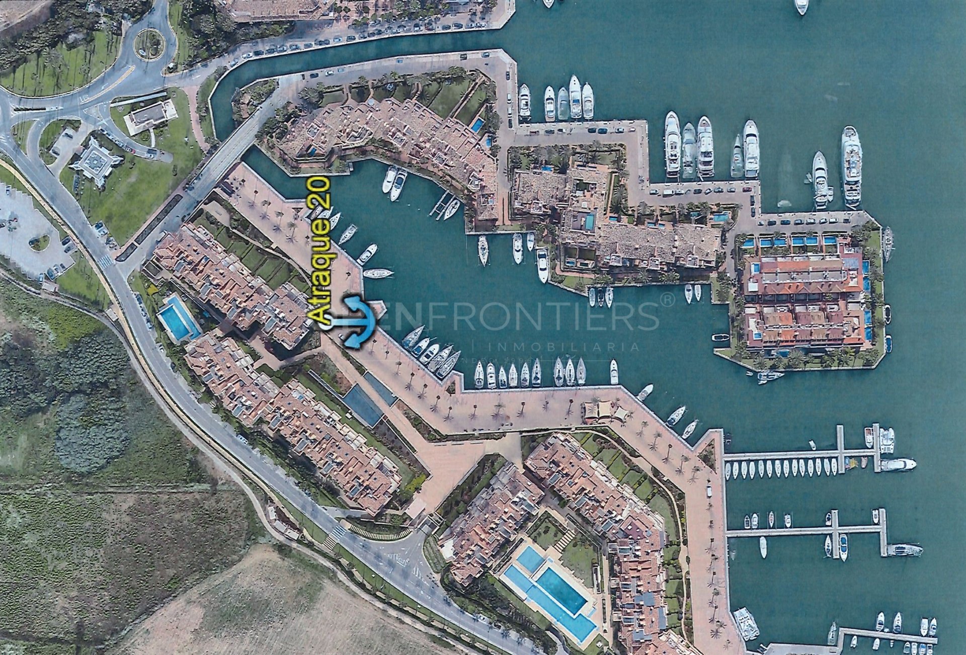Prime 15m² Mooring with Panoramic Marina Views in Sotogrande Puerto Deportivo