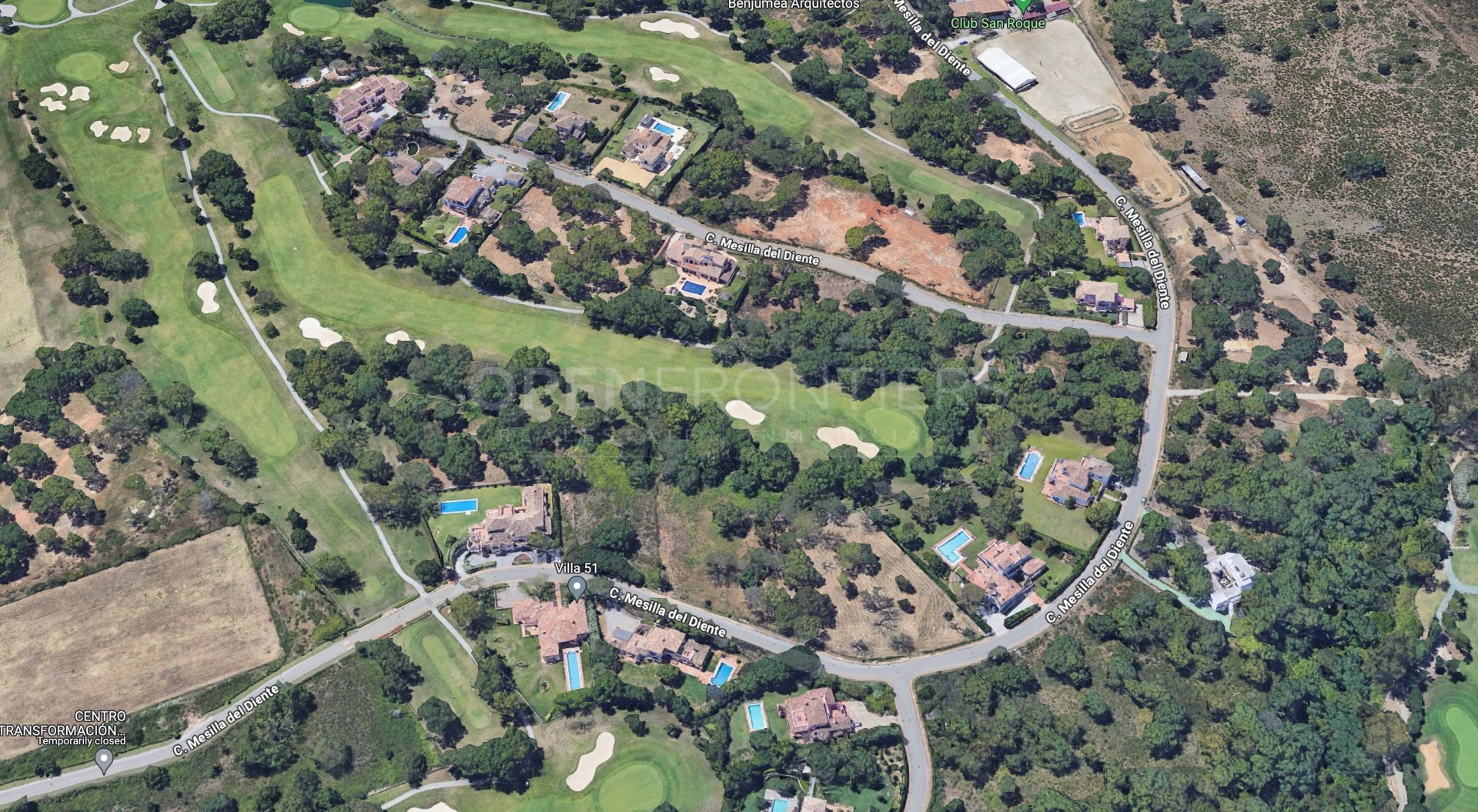 Frontlinie Golfperceel in San Roque Club