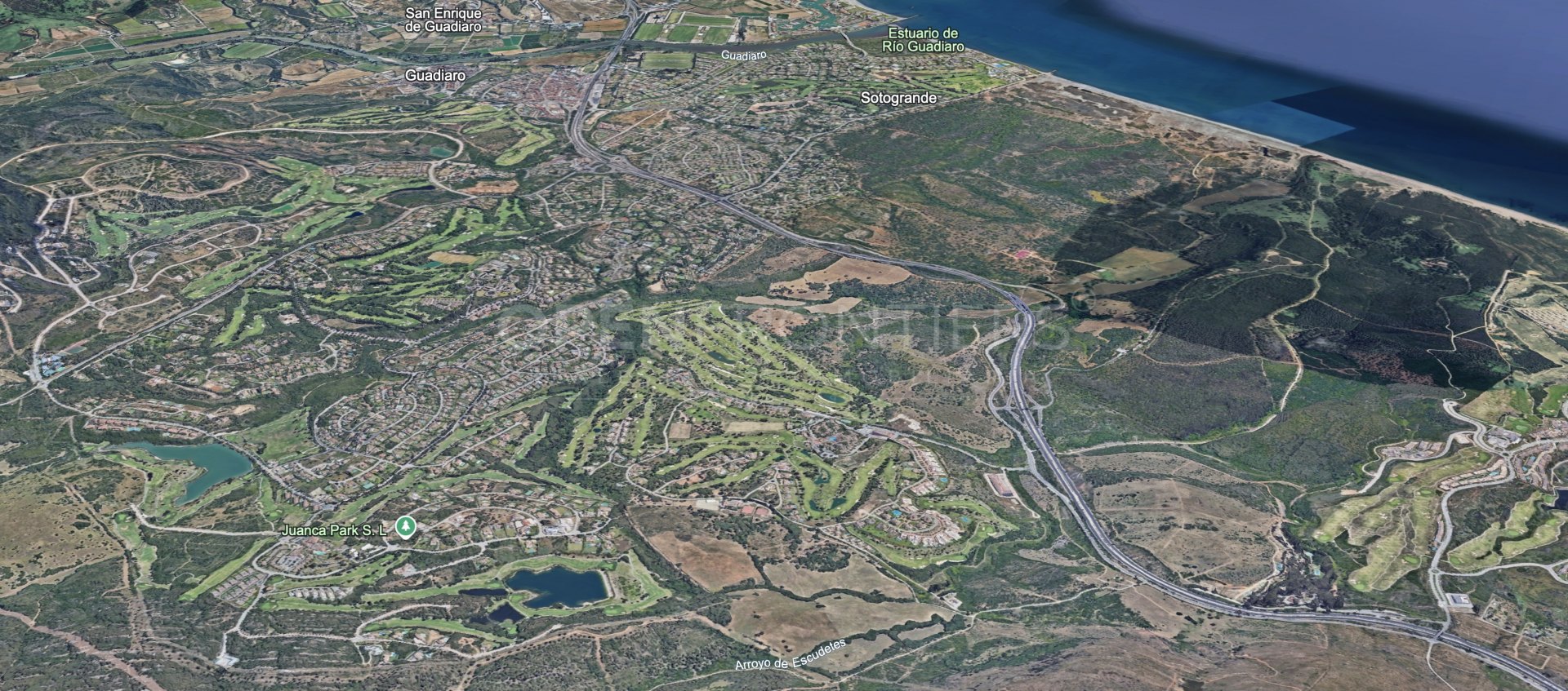 Frontlinie Golfperceel in San Roque Club