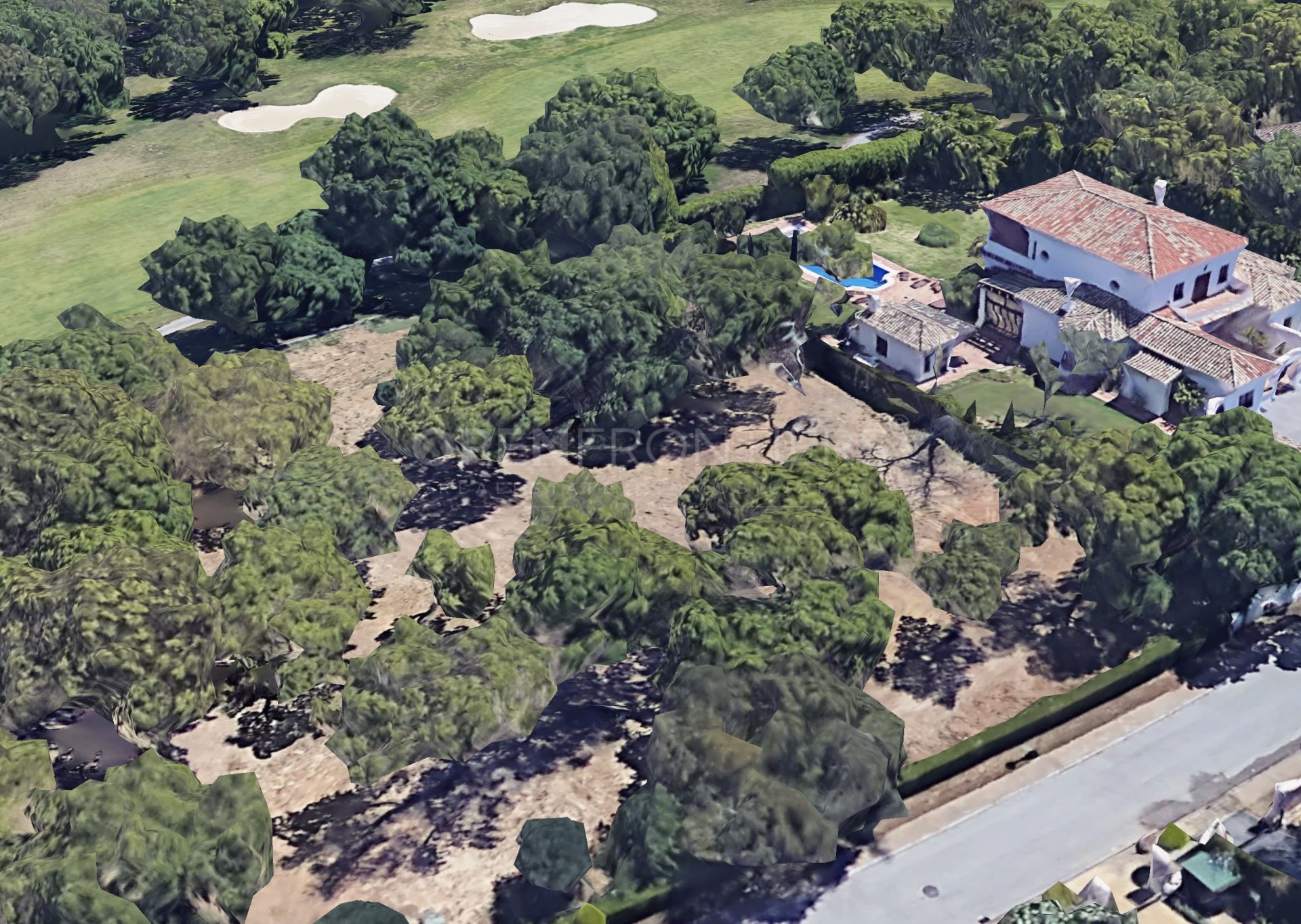 Frontlinie Golfperceel in San Roque Club