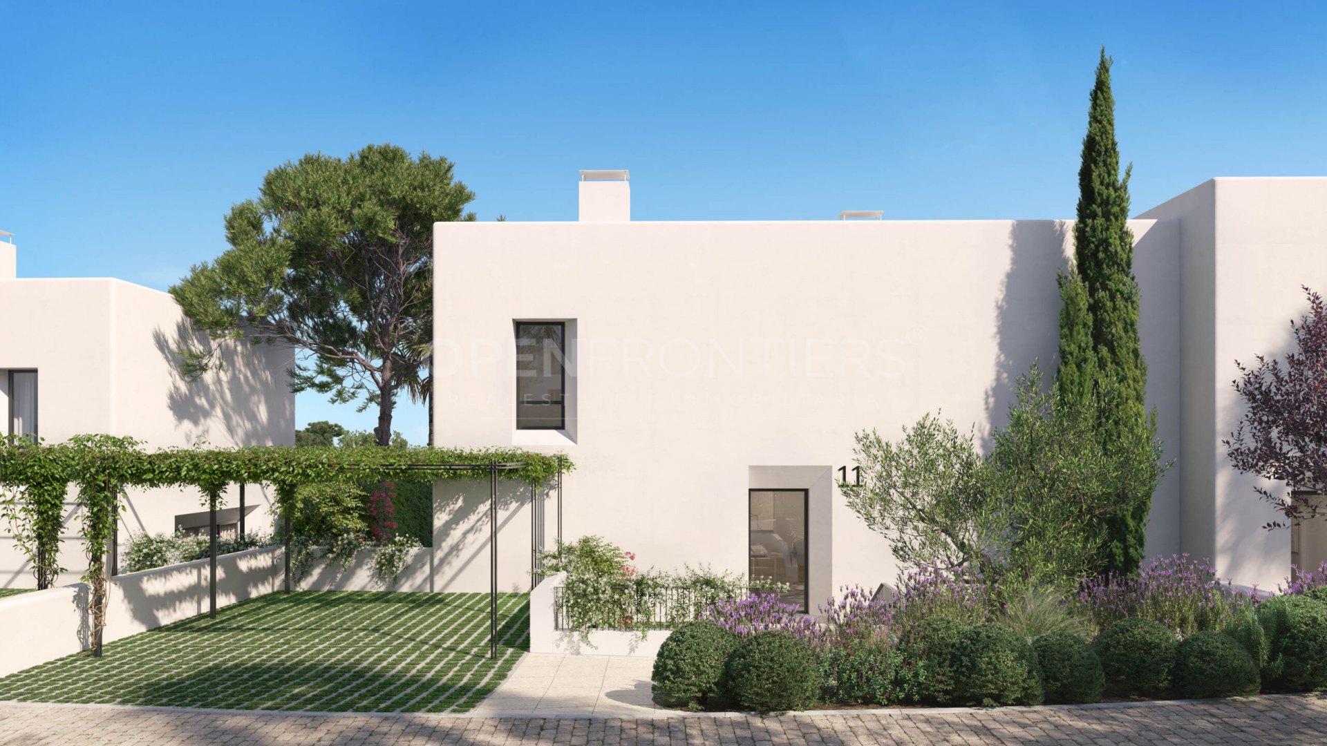Villa De Los Alamos: Nieuwbouw met panoramisch uitzicht in La Reserva, Sotogrande