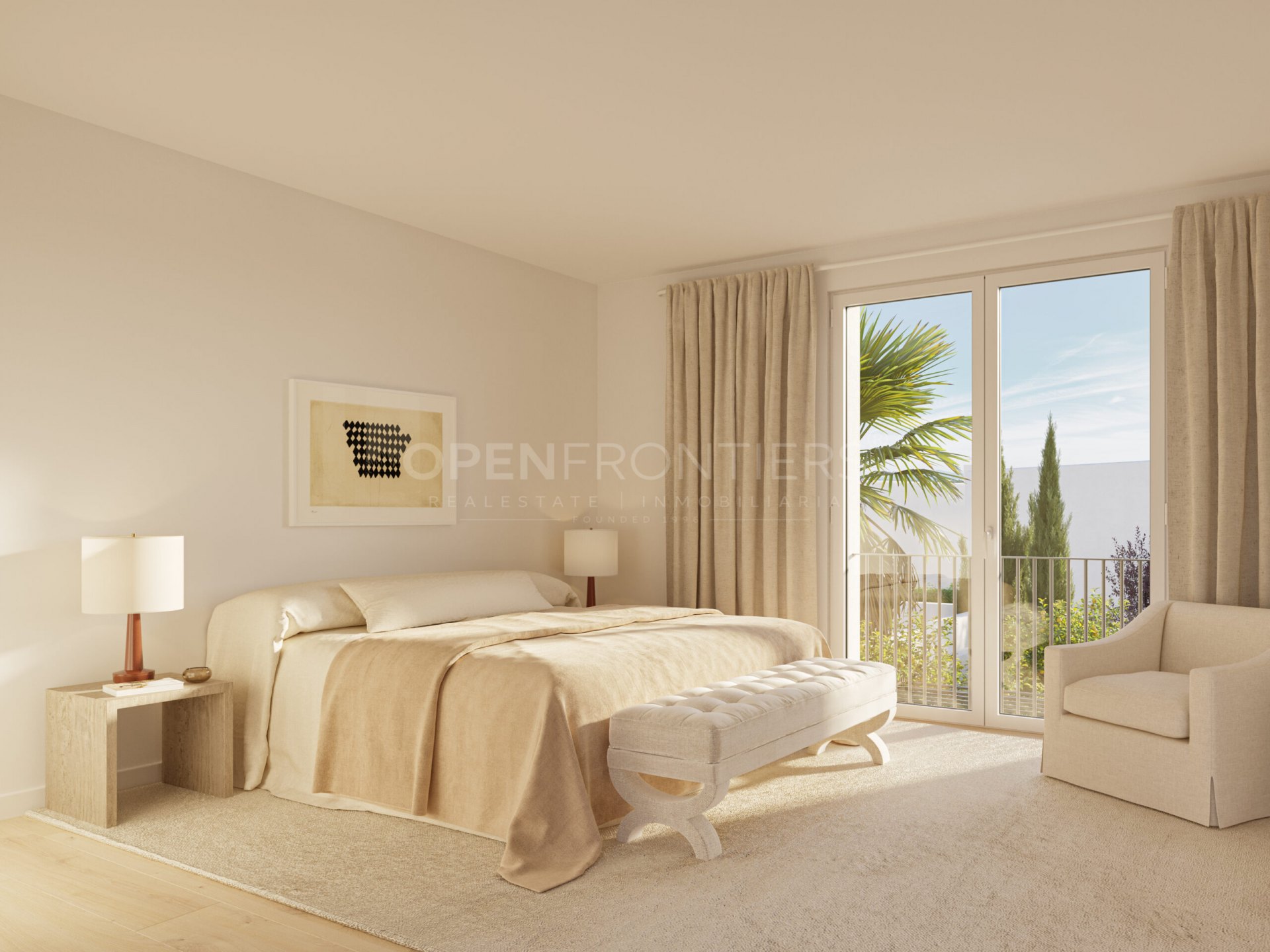 Villa De Los Alamos: Nieuwbouw met panoramisch uitzicht in La Reserva, Sotogrande