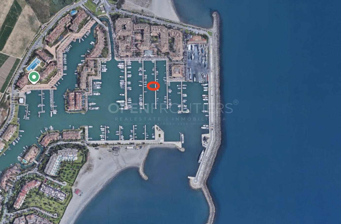 10m Berth for Sale in Sotogrande Port, Pantalan 3 Near MIM Hotel