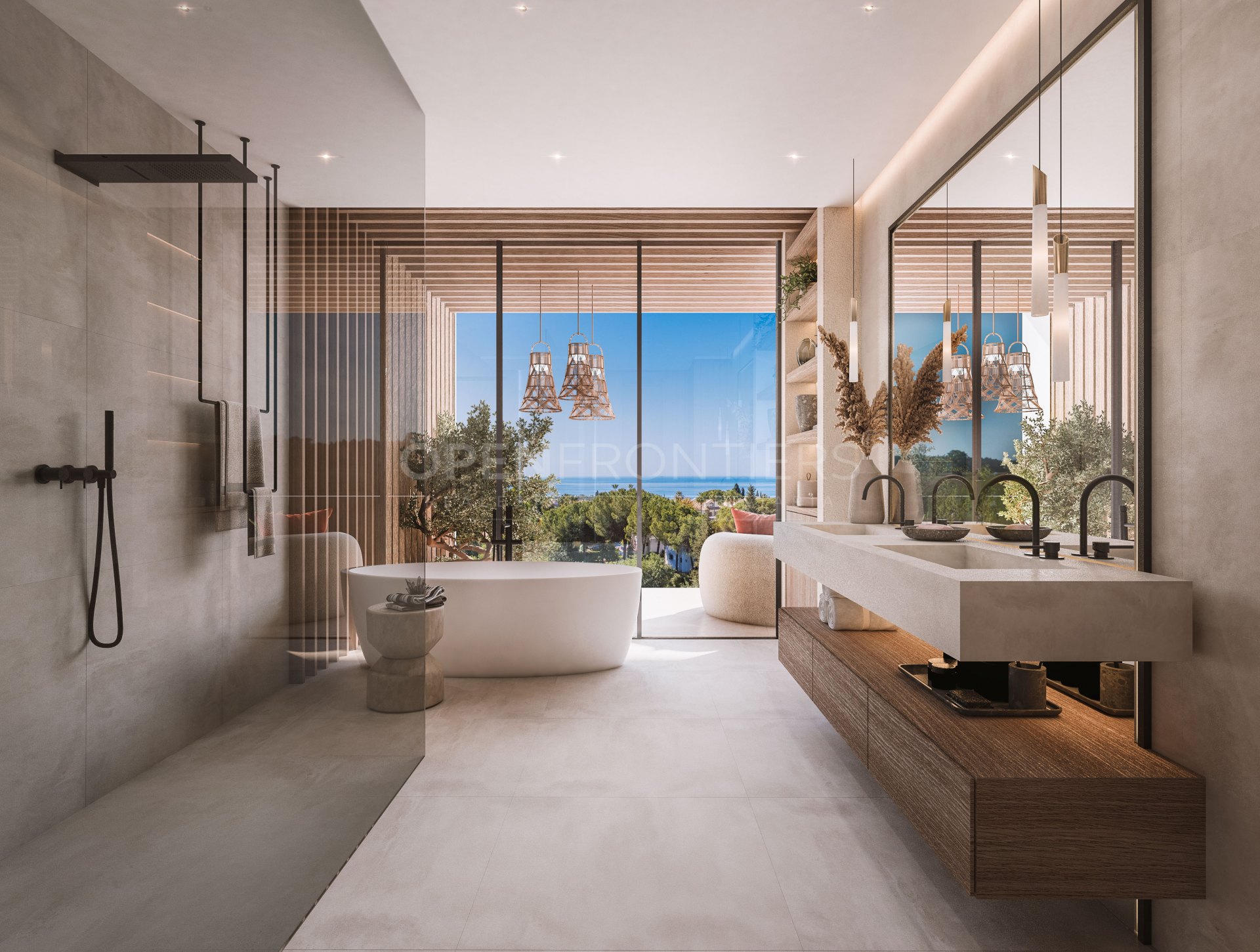 Villas de lujo con vistas al mar en Marbella