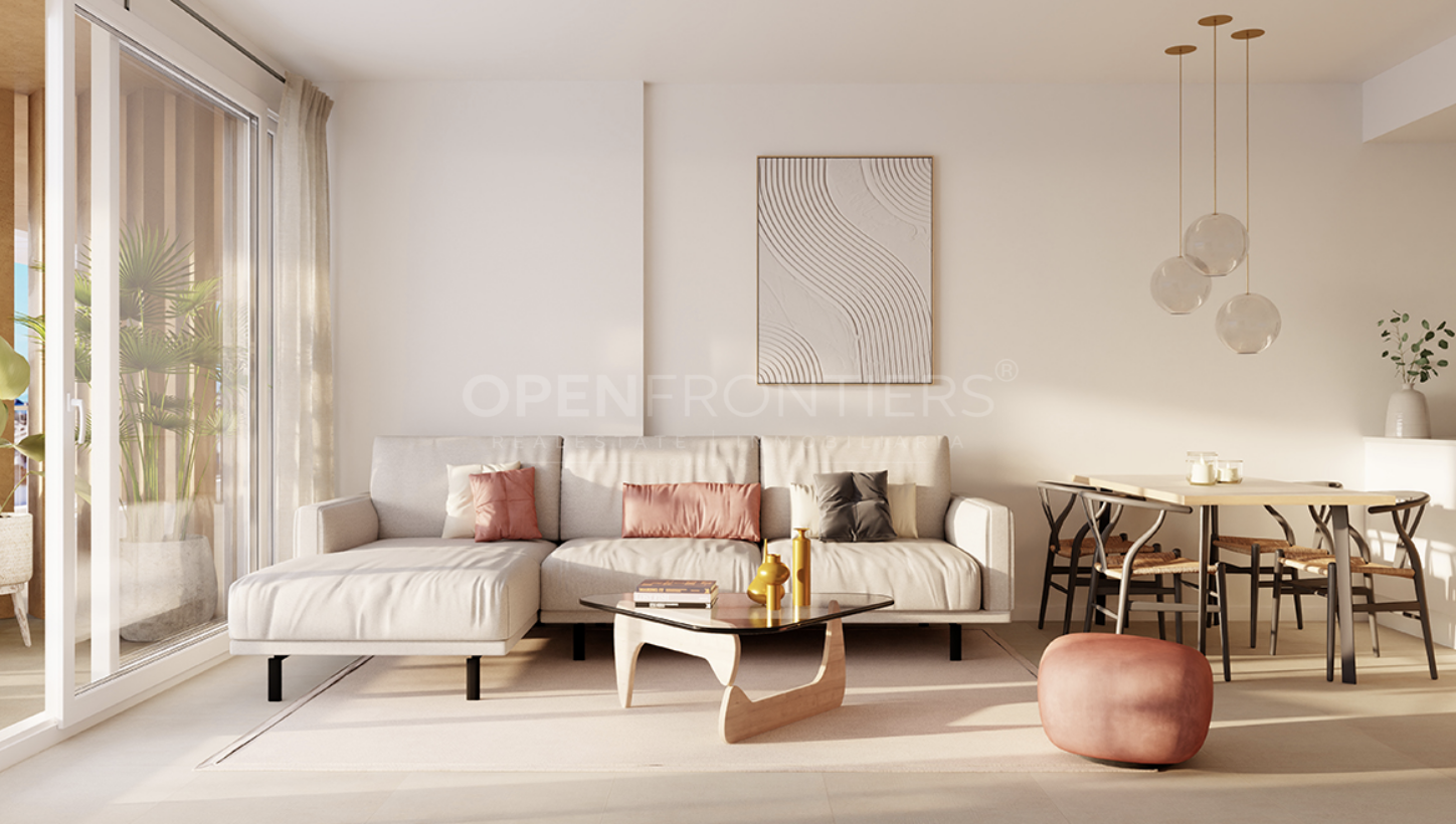 Alcaidesa Homes: 4-bedroom duplex with spacious terraces and open living areas