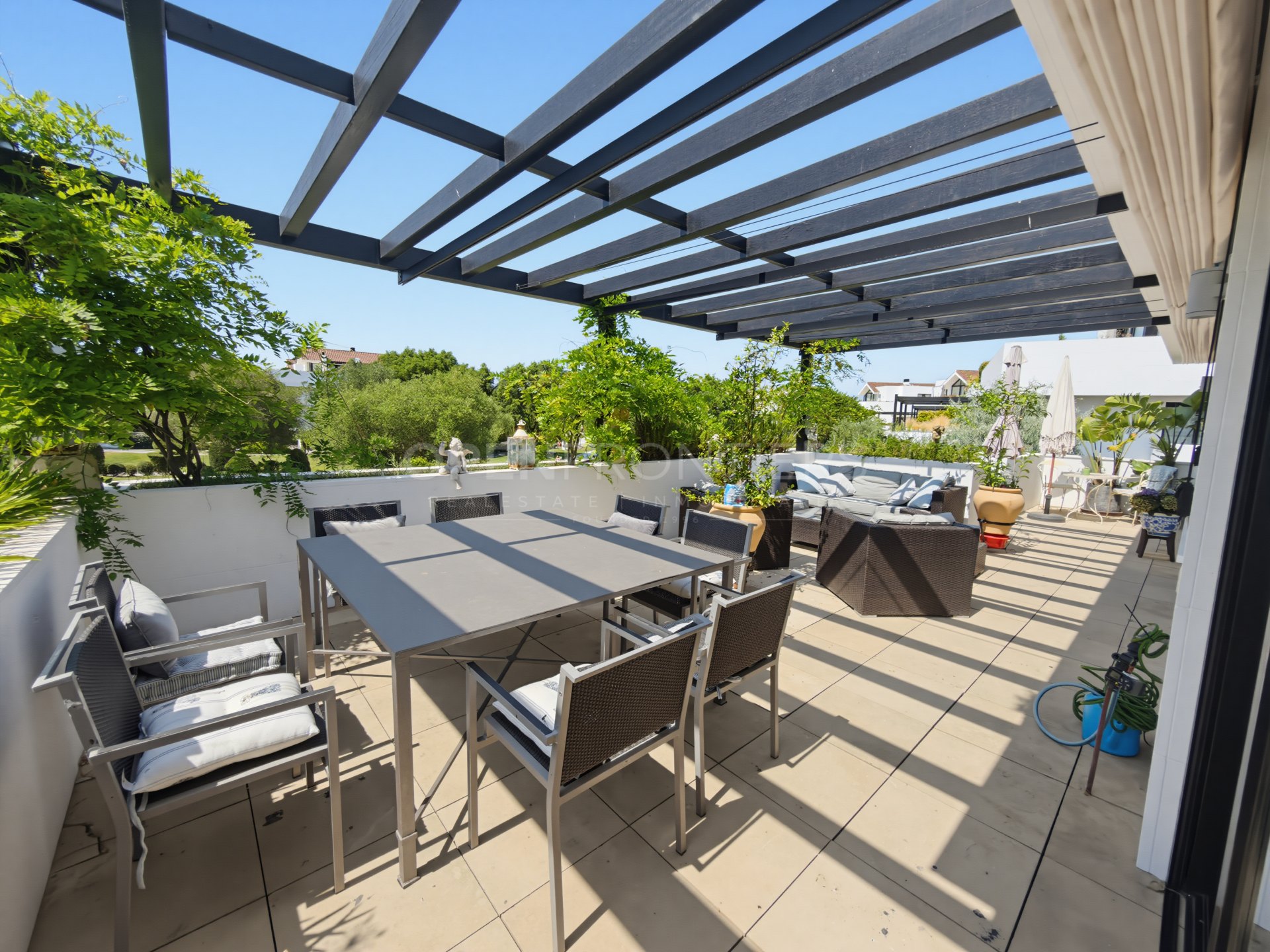 Contemporary duplex penthouse with private lift in Valderrama Sotogrande