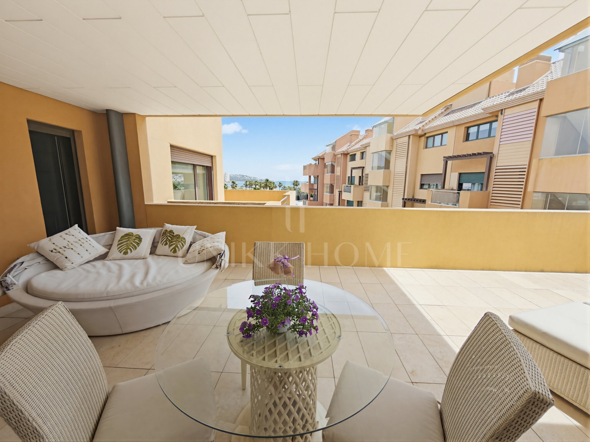 Luxury apartment in Ribera del Marlin with sea and marina views