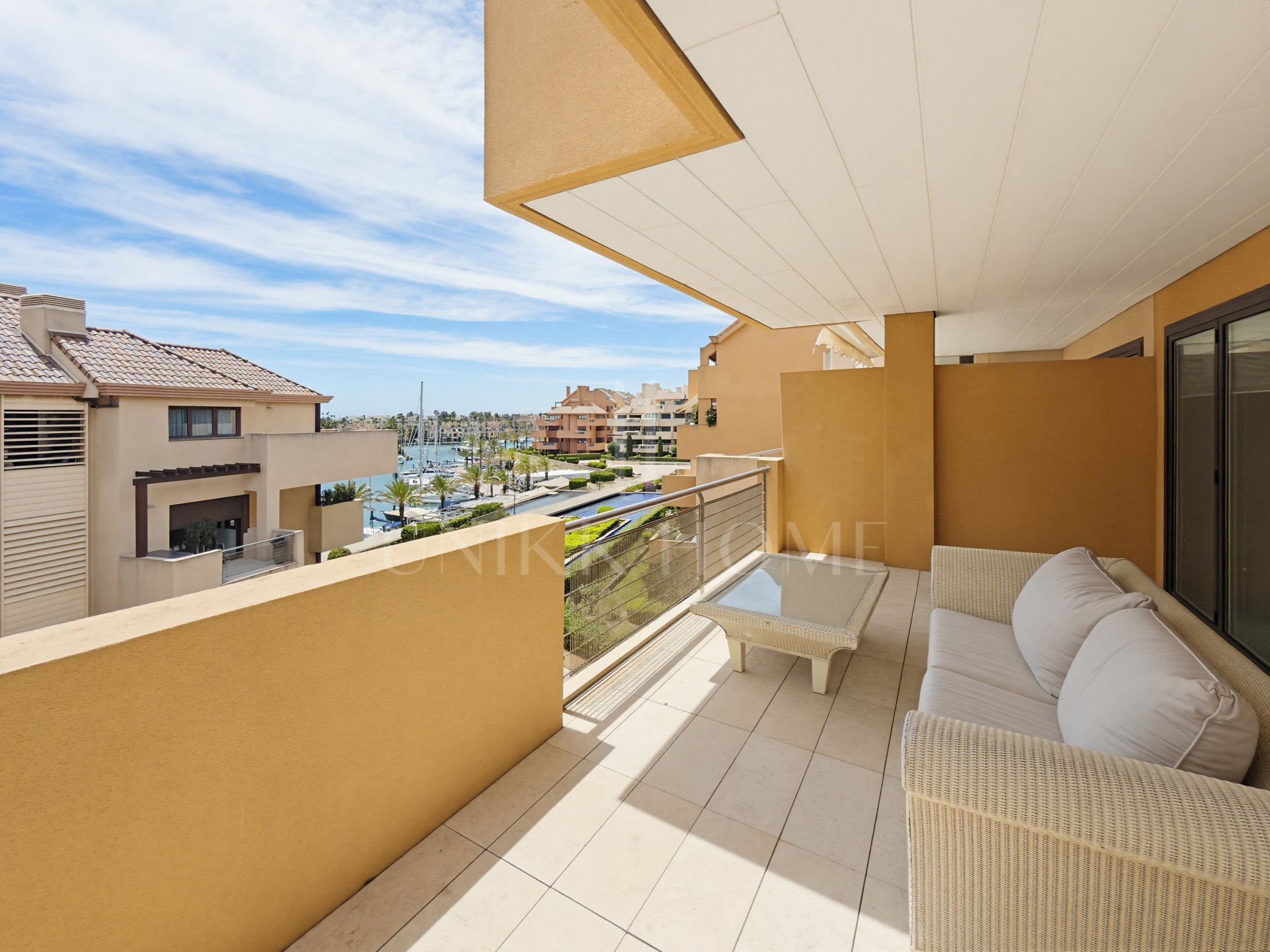Luxury apartment in Ribera del Marlin with sea and marina views