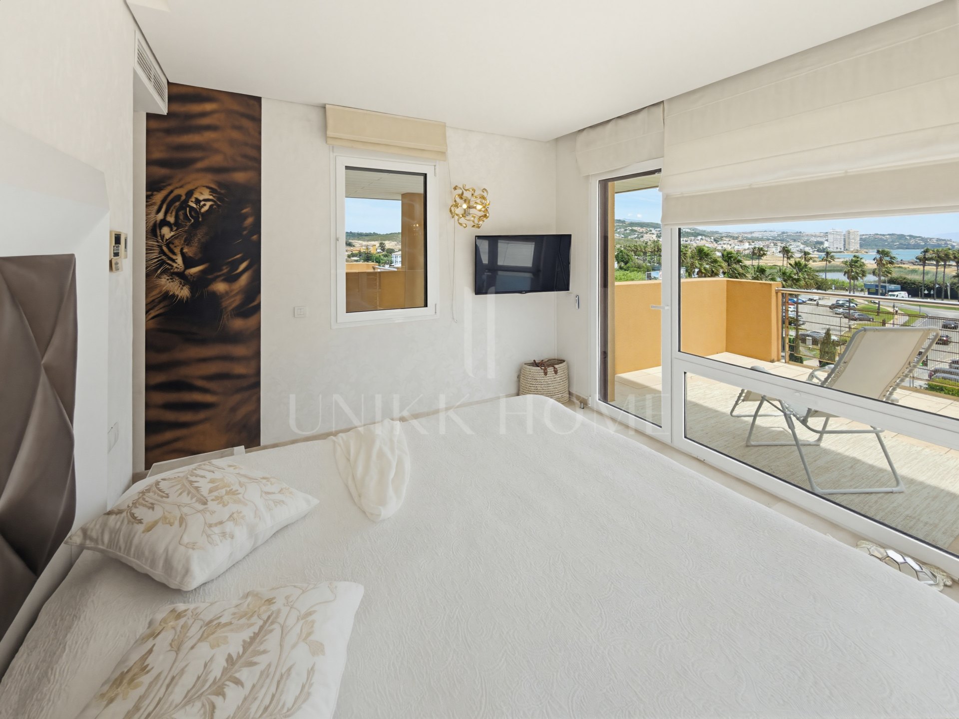 Luxury apartment in Ribera del Marlin with sea and marina views