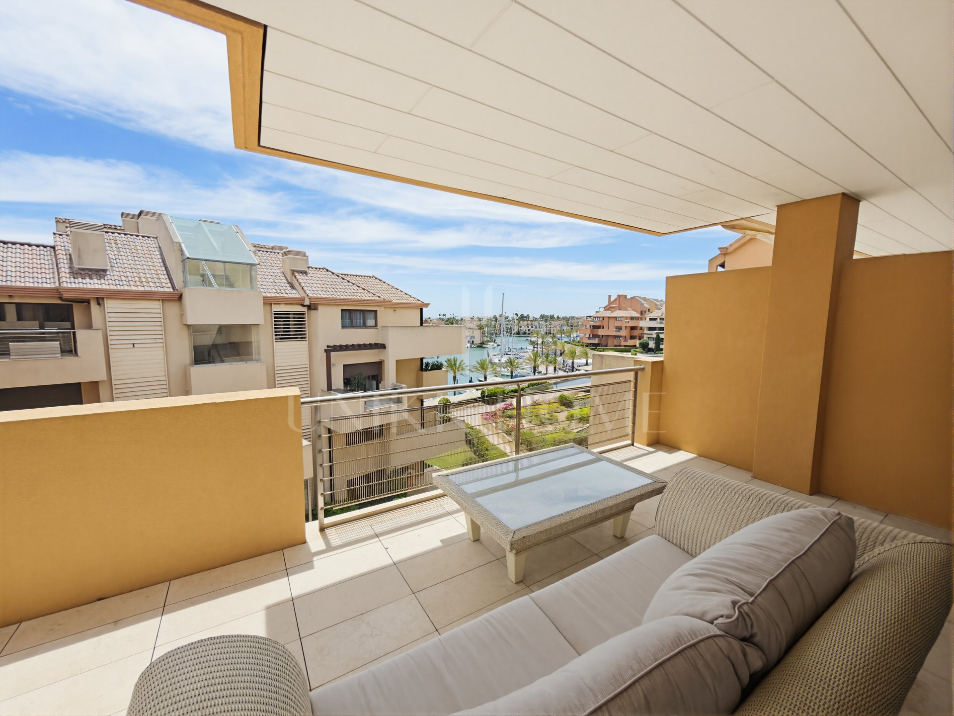 Luxury apartment in Ribera del Marlin with sea and marina views