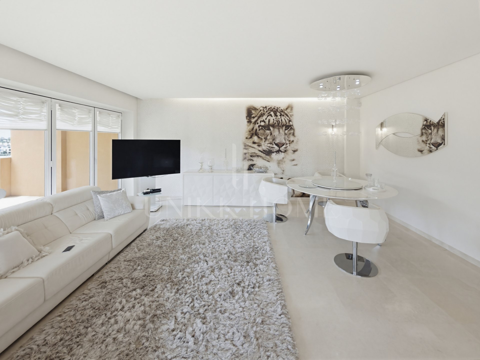 Luxury apartment in Ribera del Marlin with sea and marina views