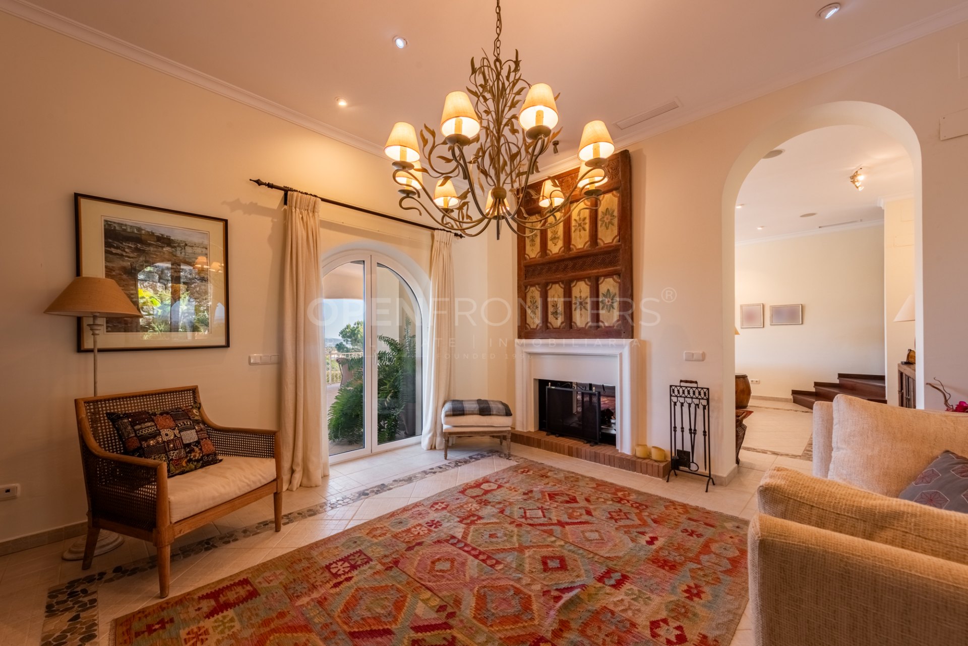 Family villa in Sotogrande Alto with panoramic sea views