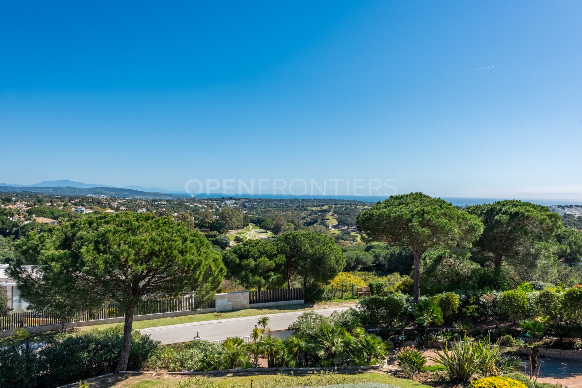Family villa in Sotogrande Alto with panoramic sea views
