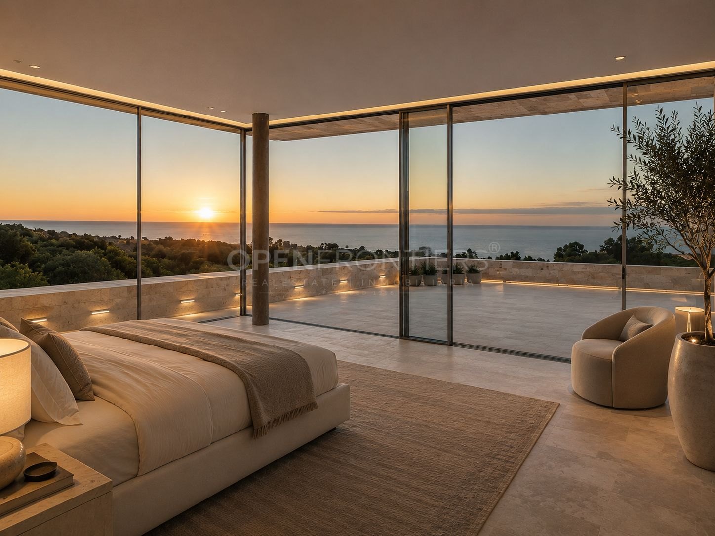 Sea-View Villa Project in La Roca de San Diego, San Roque