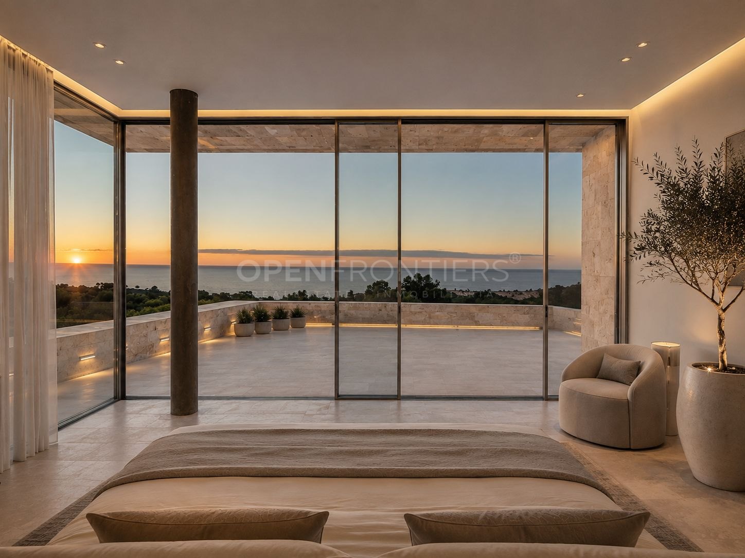 Sea-View Villa Project in La Roca de San Diego, San Roque