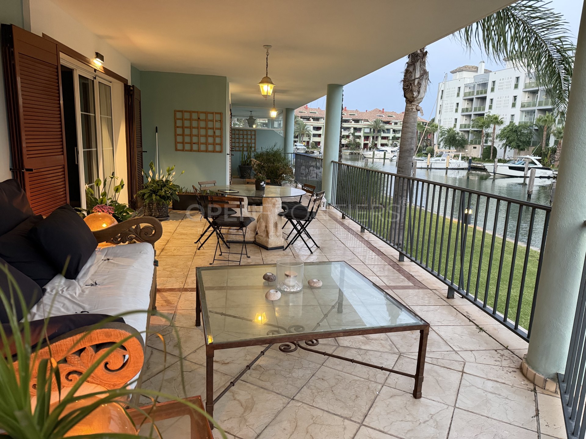 Canal-Side Apartment with Berth in Isla Carey, Sotogrande Marina