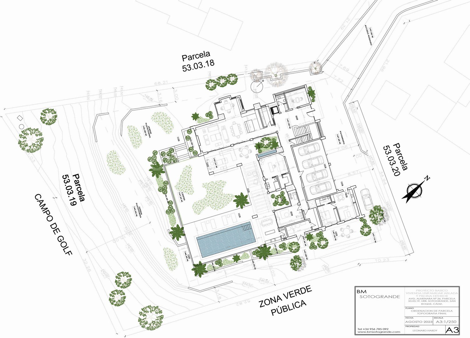 Plot in Sotogrande Alto with Almenara golf views
