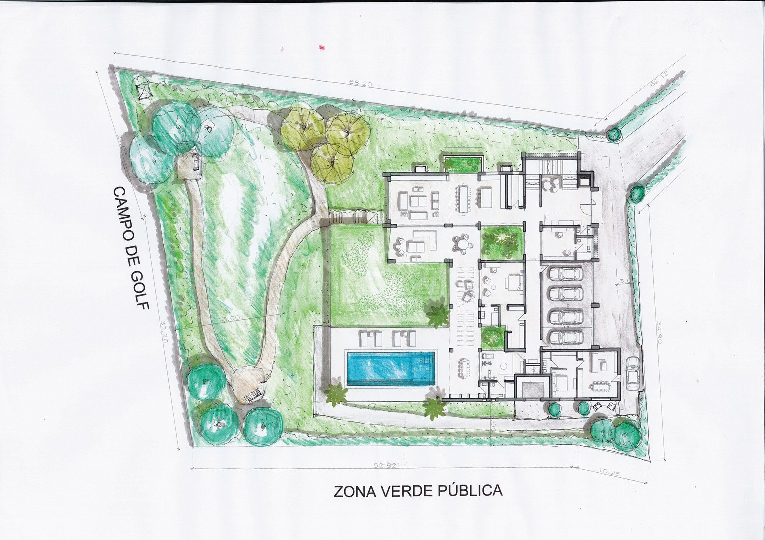Plot in Sotogrande Alto with Almenara golf views