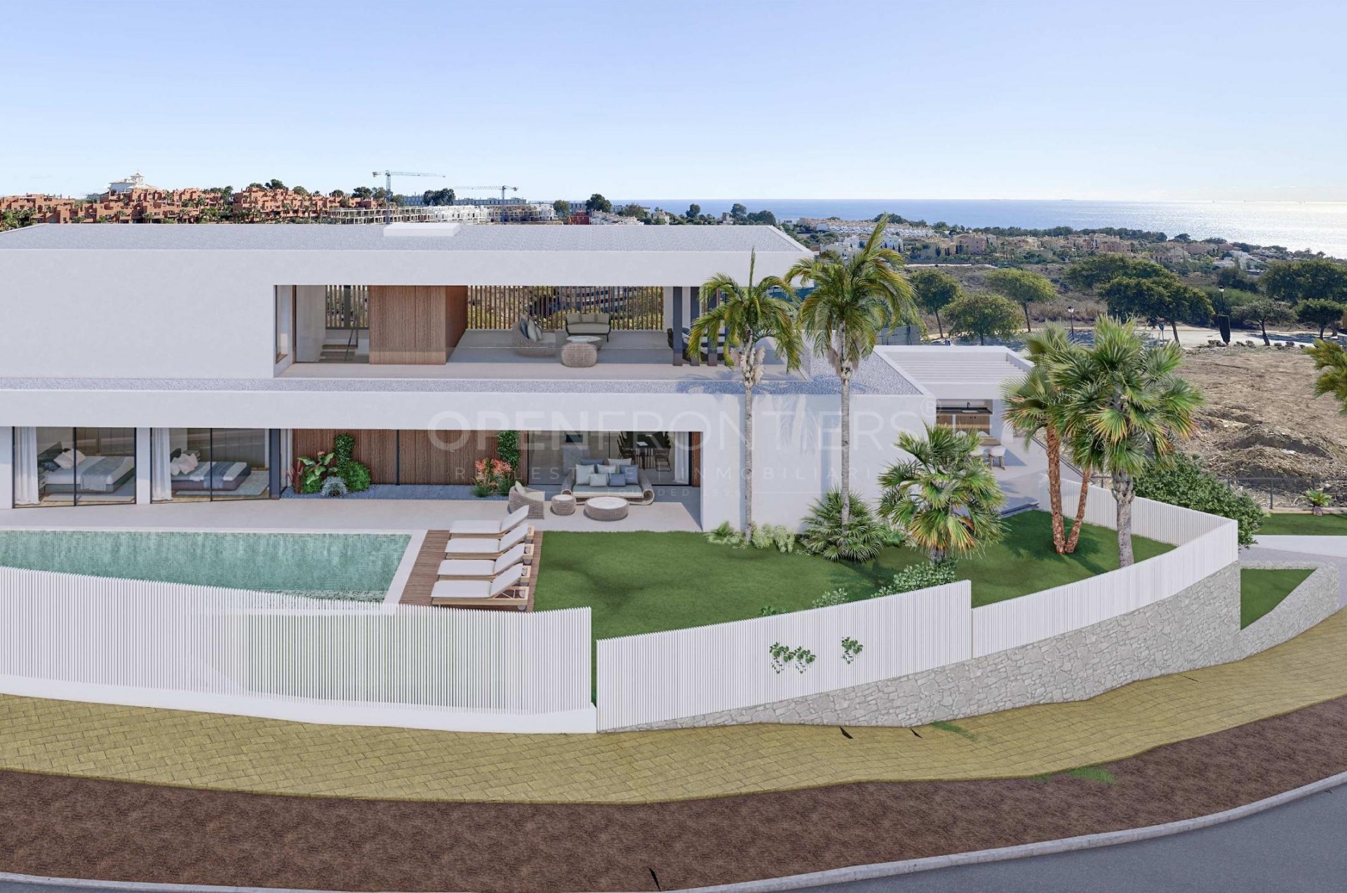 Plot with Sea and Mountain Views in Bahia de las Rocas, Manilva