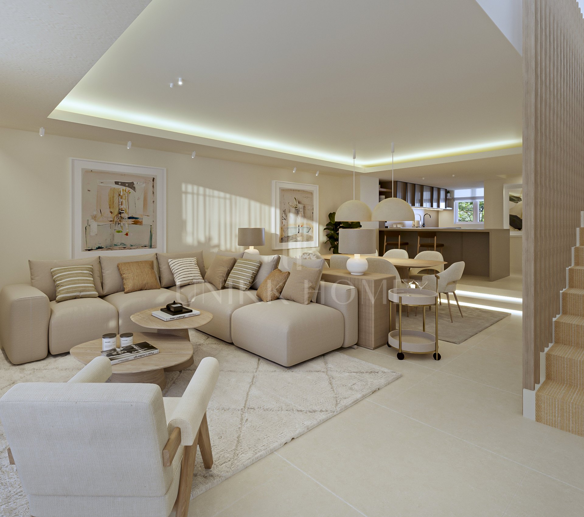 Fully Renovated Luxury Townhouse in Arco Iris, Marbella Golden Mile, Walking Distance to Puente Romano and Marbella Club