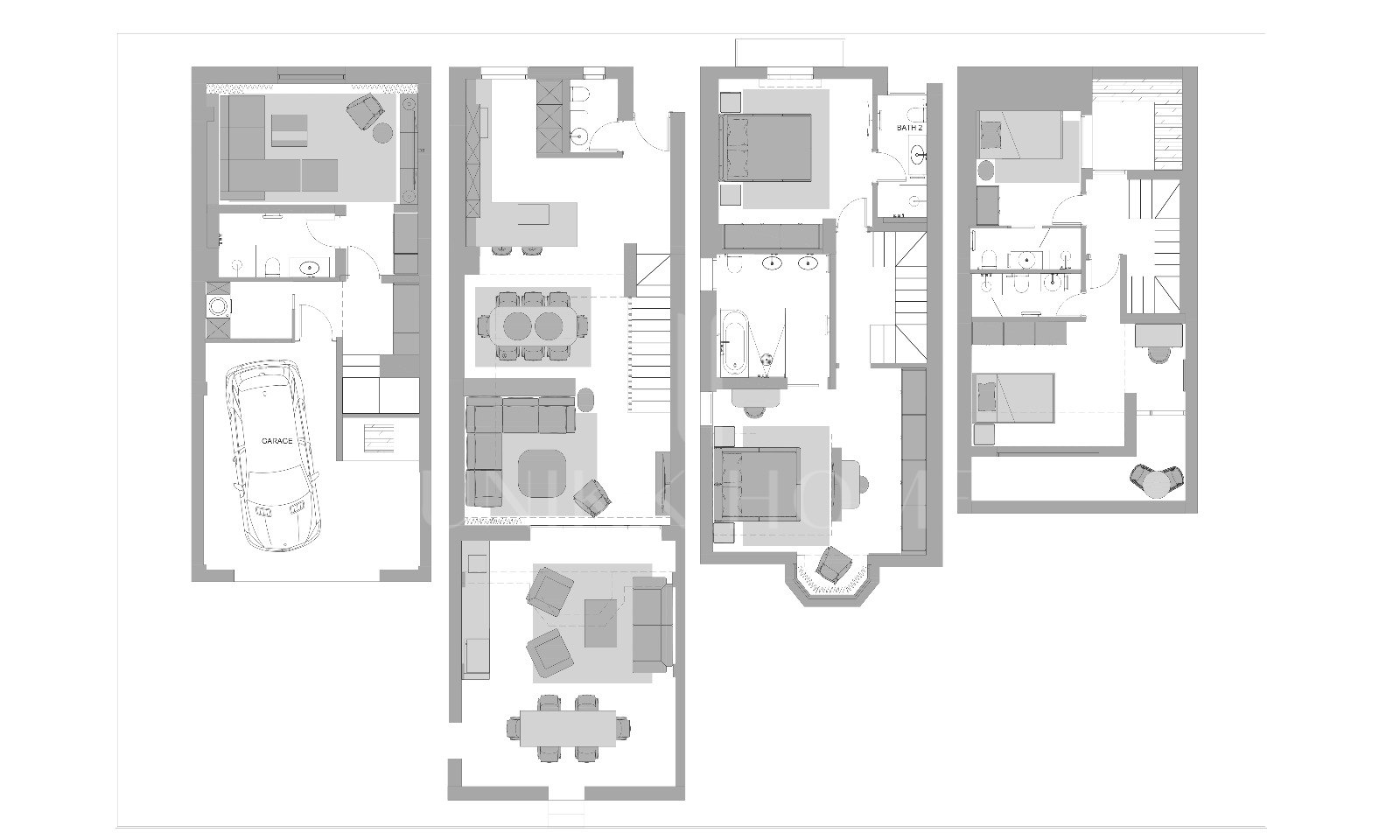 Fully Renovated Luxury Townhouse in Arco Iris, Marbella Golden Mile, Walking Distance to Puente Romano and Marbella Club