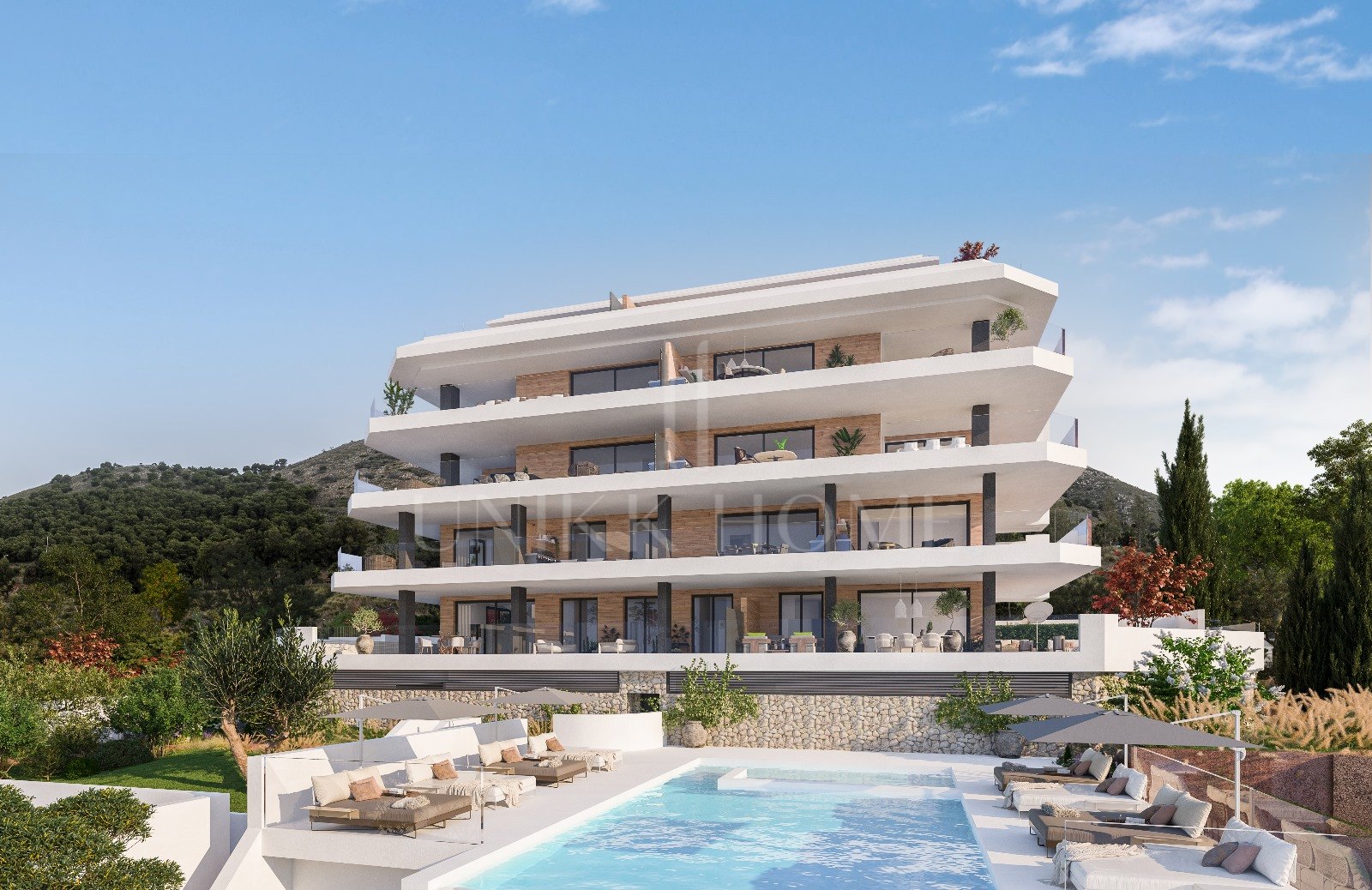 GARDEN VILLA DE 3 DORMITORIOS CON PISICINA PRIVADA Y VISTAS AL MAR EN EL HIGUERÓN