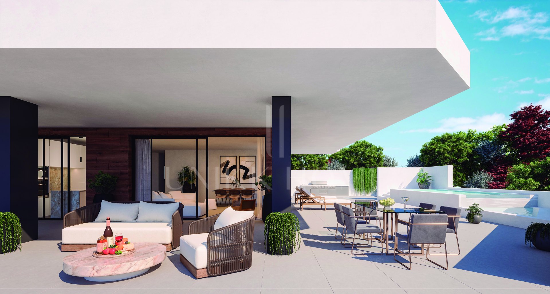 Apartamento de 2 dormitorios y 2 baños con jacuzzi privado en Higuerón, Fuengirola