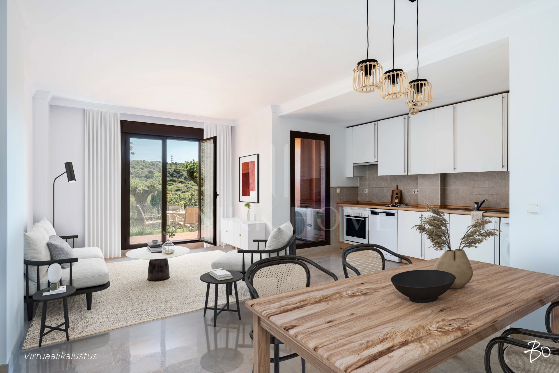 Elegante Coastal Living en Estepona – Corner Garden Apartamento con estilo & Serenidad en Costa Galera