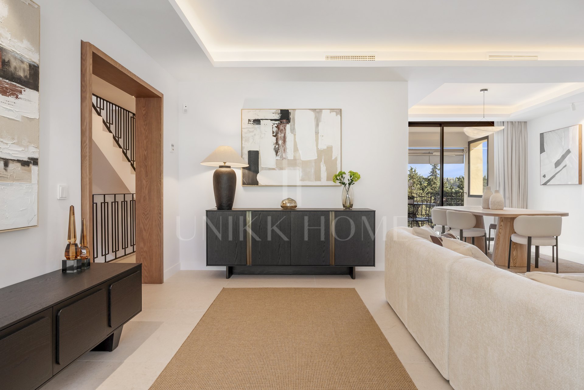 Luxury Frontline Golf Townhouse in Los Olivos, Nueva Andalucía