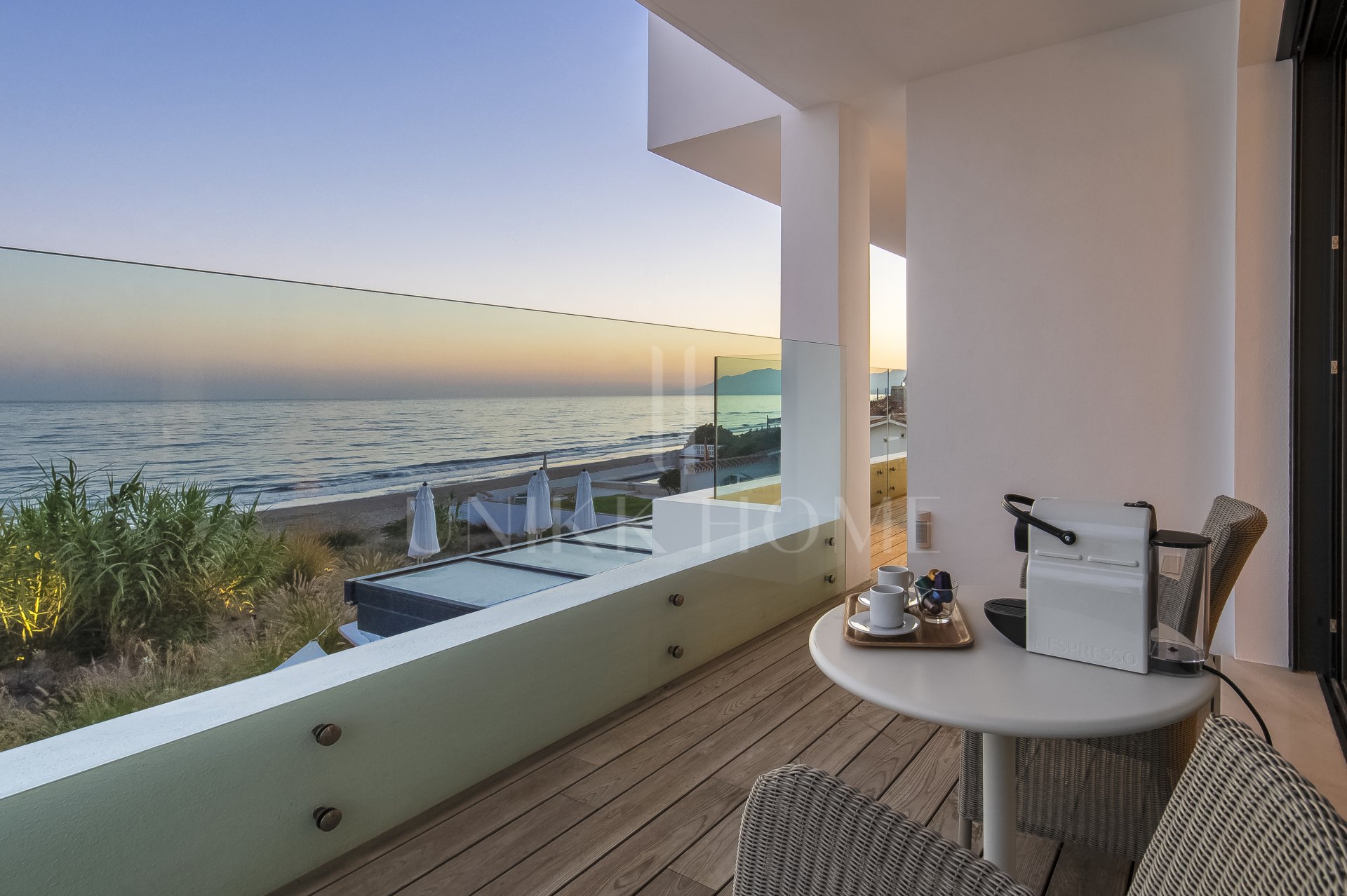 Frontline Beach Villa in Costabella, Marbella