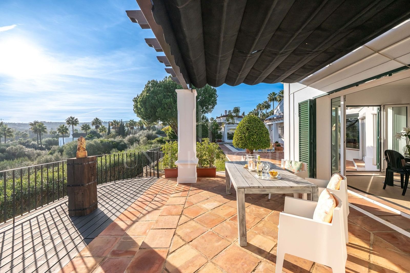 Authentic Andalusian 6-Bedroom Villa with Pool and Golf Views in Sotogrande